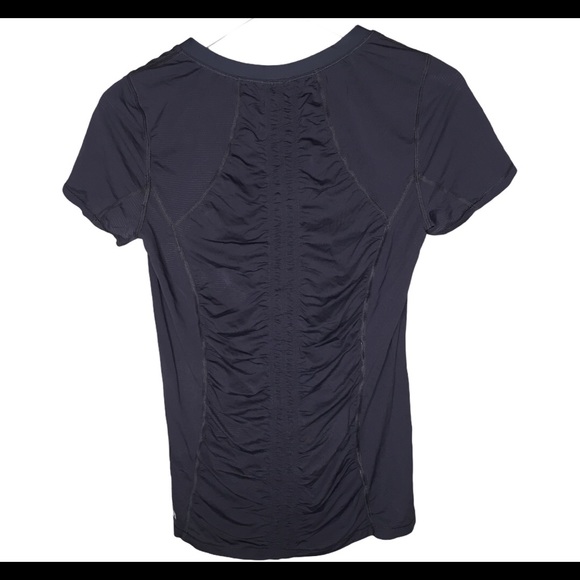 LULULEMON Breathe Deeply Muscle Tee Grey Size 8 - Picture 5 of 8